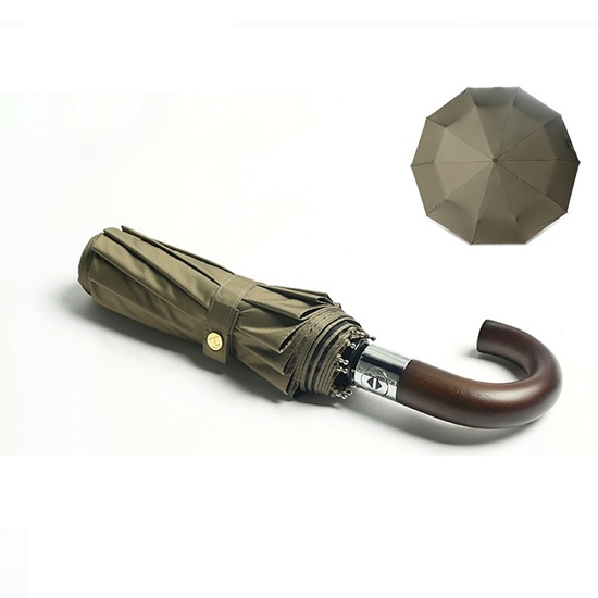wooden handle full automatic umbrella