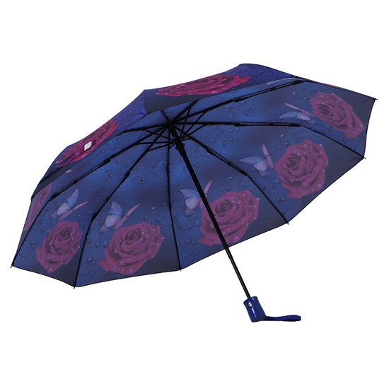 satin umbrella with automatic open and close